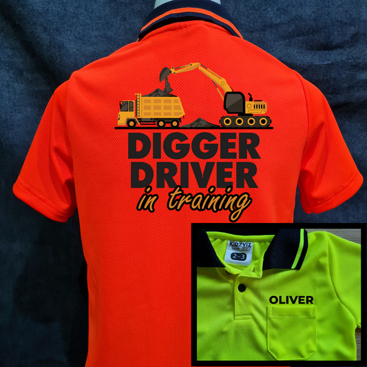 Digger Driver in Training