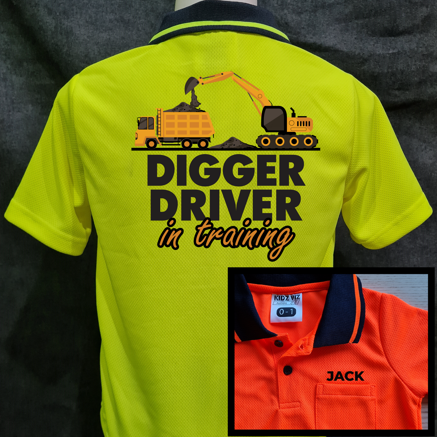 Digger Driver in Training